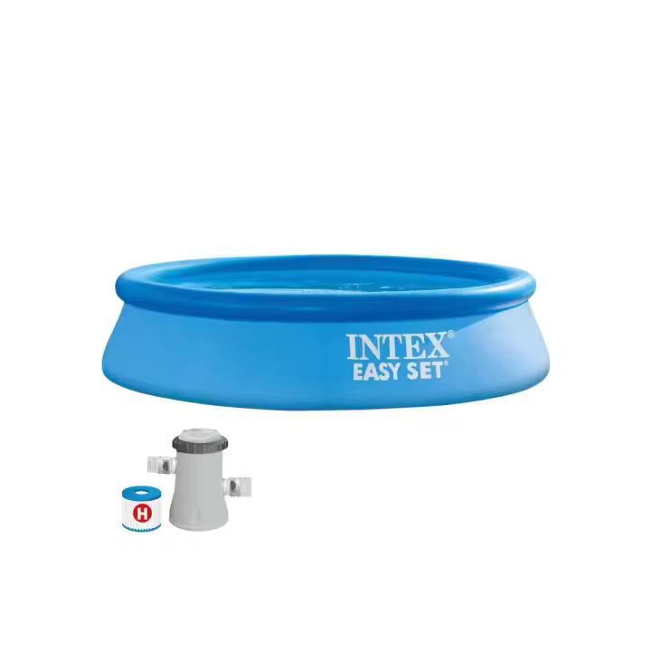 Piscina Hinchable Redonda INTEX Easy Set + depuradora Medidas Ø244x61 - 1