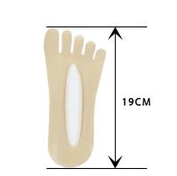 Calcetines De Verano Para Mujer Ultradelgados Cinco Dedos Con Silicona Antideslizante Transpirables Y Anti-fricción Calcetines Invisibles Para Uso Casual Y De Vestir - details 4