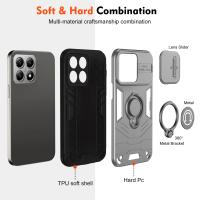 Carcasa Protectora De Lente Deslizante Para XIAOMI 14T pro POCO X6 REDMI NOTE 13 pro plus 4G 5G Con Soporte Metálico a Prueba De Golpes Y Arrugas - details 5