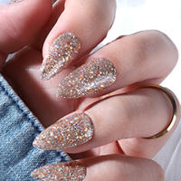 24PCS Uñas Postizas Cuadradas De Color Carne Pura Para Fiestas Y Citas Uñas Postizas De Ambra ABS Para Uso Diario - details 13