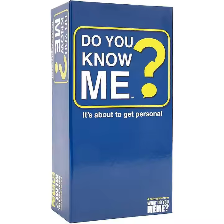 ¿Me conoces? -Juegos de cartas para adultos para la noche de juegos-Juegos de fiesta para meterte en problemas - 1