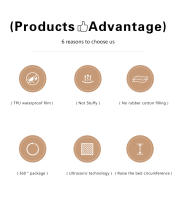 Sábana Ajustable Impermeable De Color Sólido Para Cama Funda De Sábanas Suave Transpirable Sin Ruido Gran Tamaño Con Bolsillo Profundo - details 3