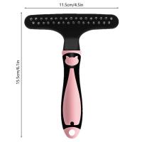 Cepillo Profesional Para Peluquería De Perros Y Gatos Con Pelo Largo Herramienta De Eliminación De Pelos De Subcapa Antiestático - details 0