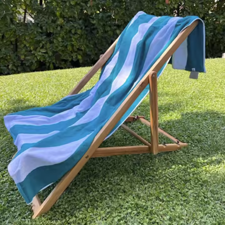 10XDIEZ Toalla playa rayas  algodón - Toallas grandes y absorbentes para playa y piscina - 1