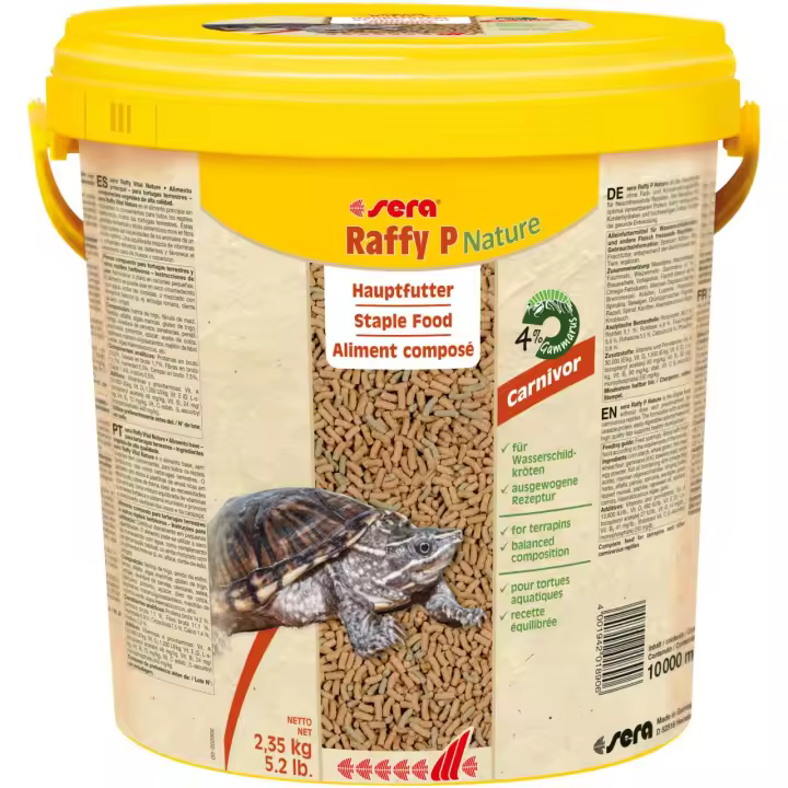 Sera Raffy P Nature - Alimento Equilibrado para Tortugas Acuáticas - 1