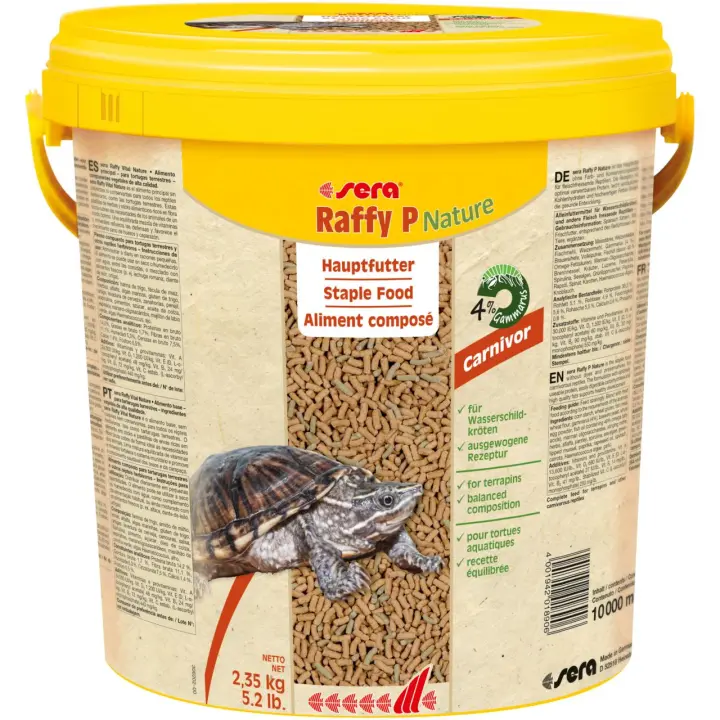 Sera Raffy P Nature - Alimento Equilibrado para Tortugas Acuáticas - 1