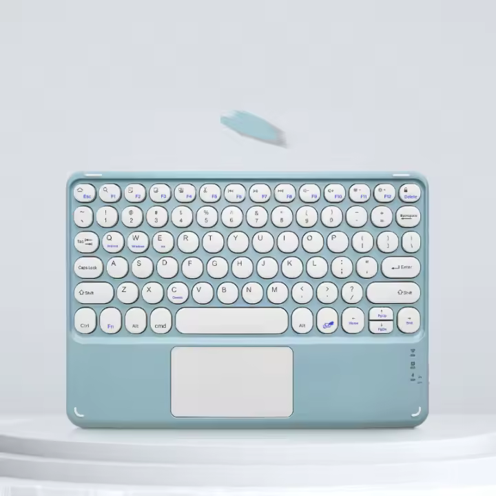 Tienda BIT Teclado de tableta with Español Trackpad, inalámbrico, recargable, compatible con Bluetooth, teclados magnéticos para iPad, Samsung - 1