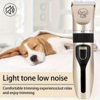 Set Profesional De Afeitadora Para Mascotas - Afeitadora Eléctrica Silenciosa Y Eficiente Para Perros Y Gatos - details 4