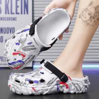 Sandalias De Hombre Talla Grande 47 Para Verano Clogs De Jardín Al Aire Libre Zapatos De Agua Con Agujeros Casual Comodidad Hogar Suaves - details 5