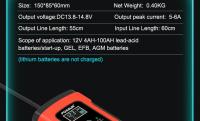 Cargador Automático De Batería De Coche 12V 5A Para SUV Con Pantalla LCD Reparación De Baterías Húmedas Y Secas Ácido Lead - details 28