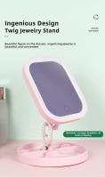 Espejo De Vestíbulo LED Inteligente Con Luz Ajustable De Tres Colores Luz De Relleno Para Escritorio Carga Táctil Modelo - details 12