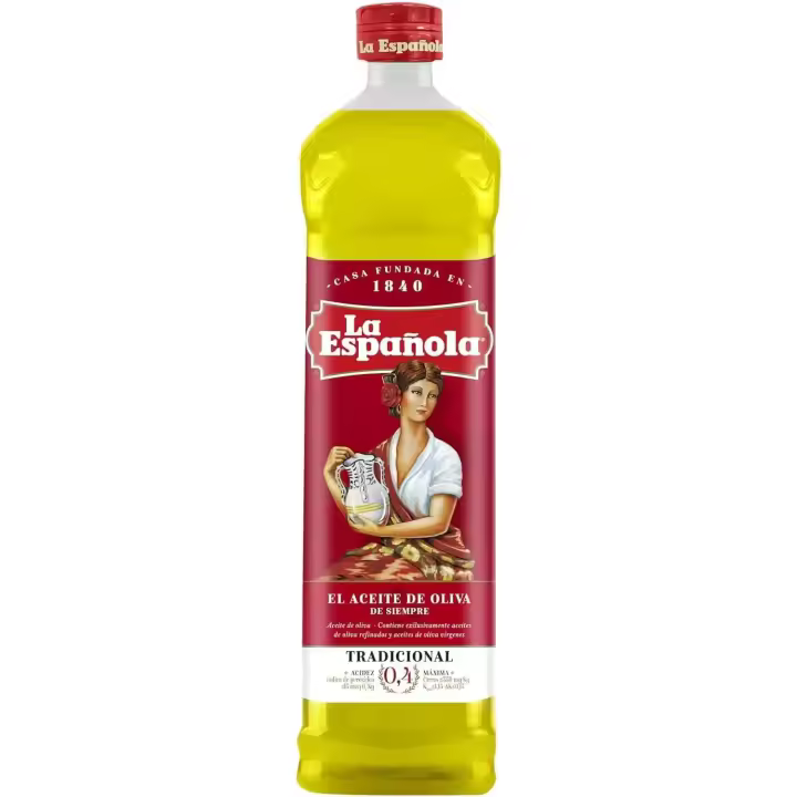 La Española - Aceite de Oliva Español 0.4- Botella de 1L - 1