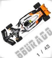 Modelo De Coche De Lujo Bburago 1:43 McLaren F1 2024 MCL60 En Color Monza Blanco Aleación De Aluminio Para Coleccionistas Y Juguetes - details 0