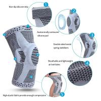 Rodillera rodillera protector de silicona cubierta de Dot al Aire Libre Baloncesto Protección menisco pierna cubierta fitness Rodilla protector - details 2