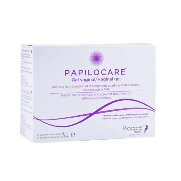 PAPILOCARE GEL VAGINAL 21 CANULAS MONODOSIS DE 5 ML - 1