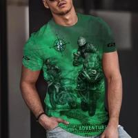 Camiseta Casual 3D Para Hombres Motociclista Diseño Sencillo Aventura Motorrad Enduro Estilo GS 1200R Polyester Transpirable Ligera Secado Rápido Sin Arrugas - details 4