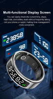 Anillo Inteligente Xiaomi R11 Para Hombres Y Mujeres Con Pantalla LED Monitor De Frecuencia Cardíaca Y Oxígeno En Sangre Resistente Al Agua Modos Deportivos Múltiples - details 2