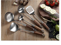 Conjunto De Utensilios De Cocina Leeseph 304 Acero Inoxidable Tamizante Cuchara De Sopa Y Servidor De Pasta Tres Piezas Herramientas Ecológicas Para Cocina - details 11