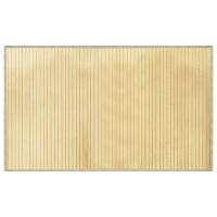 vidaXL Alfombra rectangular bambú 60x100 cm Color Negro,  Natural,  Marrón y mas Alfombras de área  Alfombra de Piso para Sala de Estar Dormitorio Habitación Salón - details 1