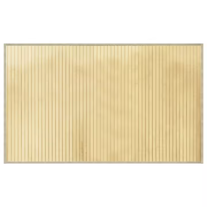 vidaXL Alfombra rectangular bambú 60x100 cm Color Negro,  Natural,  Marrón y mas Alfombras de área  Alfombra de Piso para Sala de Estar Dormitorio Habitación Salón - 1