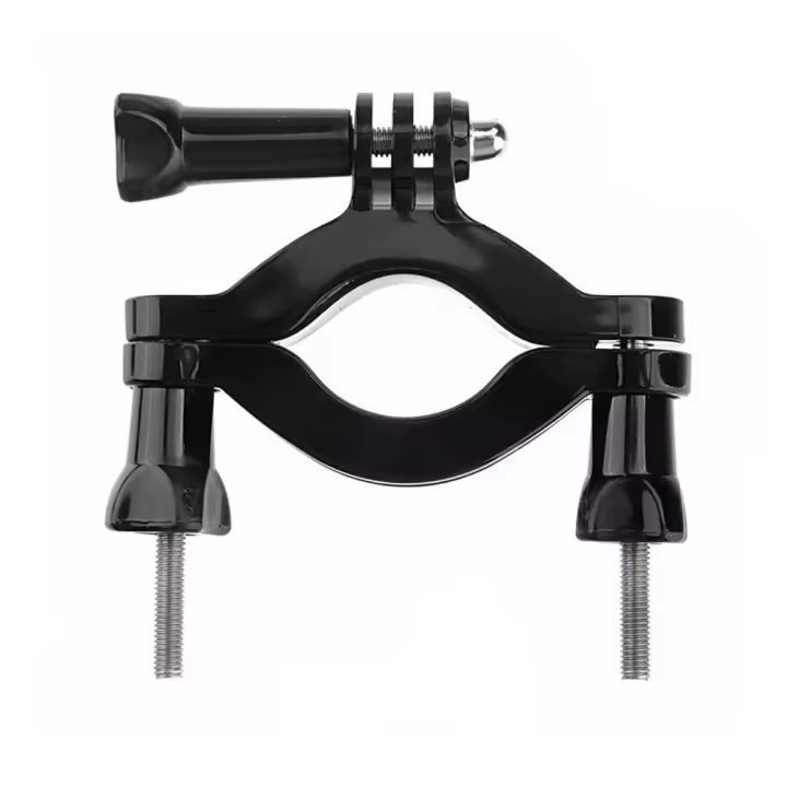 Madrid Gadget Store - Soporte de Moto Barra Tubo, Entre 3,5 - 6,35 cm Ø, Compatible con GoPro Hero12 Hero11 Hero10 Hero 12 11 10 9 8 7 6 5 4 3+ Session, 3+, 3, 2, 1, Hero (2018), Fusion, Ide - 1