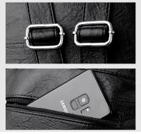 Mochila de cuero de alta calidad para mujer, bolso de hombro femenino Vintage, bolso de viaje para mujer, Mochilas escolares para niñas - details 20