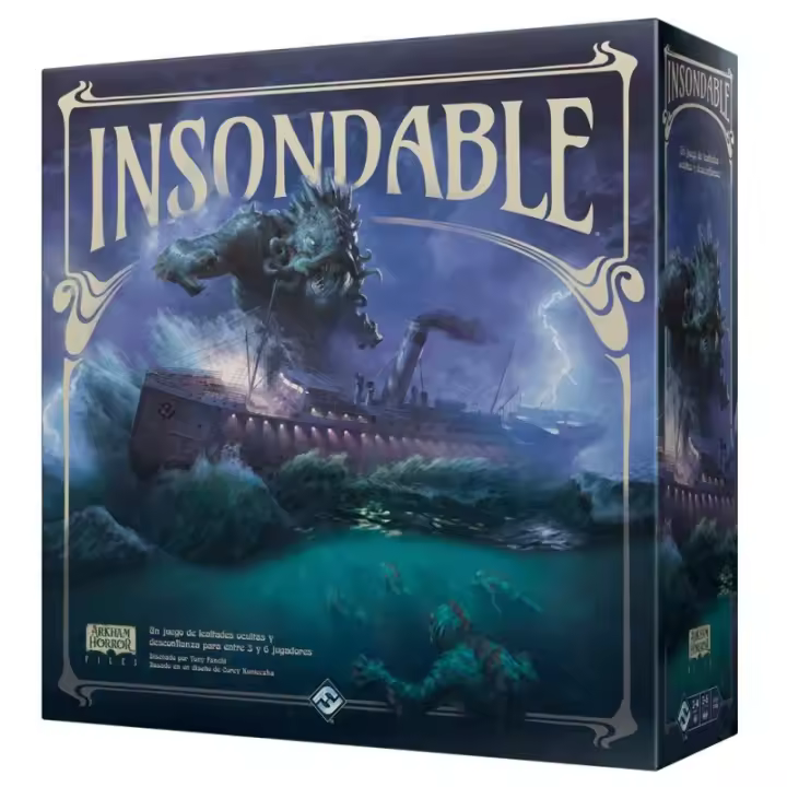 Juego de mesa Asmodee - Insondable: Juego de Mesa de Terror Submarino - 1