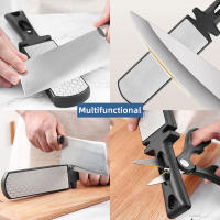 Afilador De Cuchillos 5 En 1 Con Barras De Diamante 400/1000 Herramienta Multiusos Para Cocina Afilador De Tungsteno Y Cerámica Con Piedra De Afilado Doble Cara - details 3