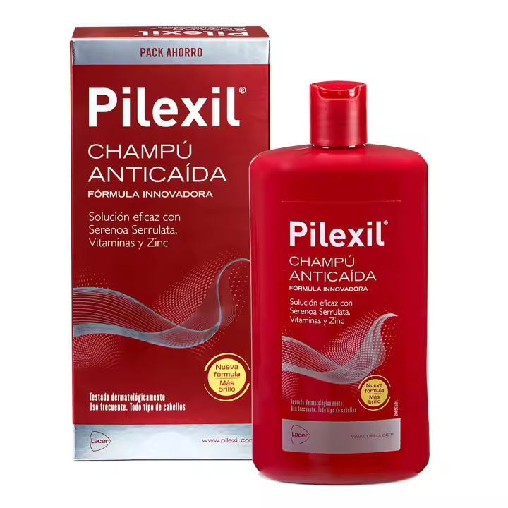 PILEXIL CHAMPU ANTICAIDA FORMULA INNOVADORA CON VITAMINAS Y ZINC 900ML - 1