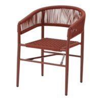 Silla De Cuerda Y Metal Vivian - Misterwils Furniture For Free Souls 57x77x58 - details 0