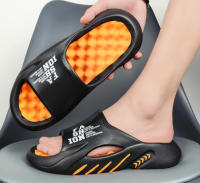 Sandalias Masculinas De Verano Con Masaje Pantuflas De Interior Y Exterior Suave Bajo Casual Zapatillas De Playa Para Hombre - details 3