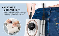 Máquina De Uñas Eléctrica Profesional 45000RPM Con Pantalla LCD Recargable Para Manicura Y Peluquería De Uñas Herramienta De Salon - details 10