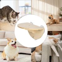 Asiento Para Gato En Ventana Espacioso Con 3 Ventosas Sillita De Madera Para Gatos Jóvenes Y Adultos Tamaño 29.5/19/14.5cm - details 3