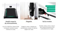 Cinta andadora para casa. Cinta de Correr eléctrica Plegable Adecuado para Ejercicios de Fitness en Interiores. - details 2