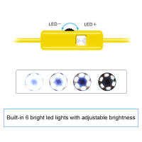 Cámara De Endoscopio Android Con 6 LED Ajustables IP67 Impermeable 1m 2m 5m Micro Cámara De Inspección Video Tubo Serpiente Borescope - details 15