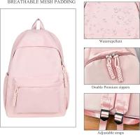Mochilas para niños y niñas Mochilas escolares Mochila impermeable Mochila Escolar de color sólido - details 1