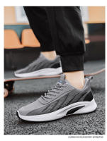 Nuevos zapatos casuales de otoño para hombre, zapatos deportivos tejidos voladores para hombre, zapatos para correr transpirables y cómodos para hombre - details 2