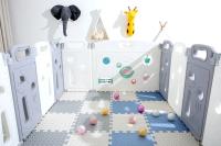 16Pcs Puzzle Mat Para Niños Alfombra De Juego Para Bebés Esponja Protección Del Piso Para Ejercicio En Casa Características Especiales: Material De Esponja Seguro Para Niños - details 1