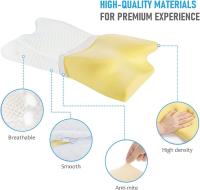 Pack de 1-2Uds Almohada de espuma viscoelástica de contorno cervical Feagar 63cmx(6.5cm o 13cm), para dolor/soporte ergonómico de cuello - details 4