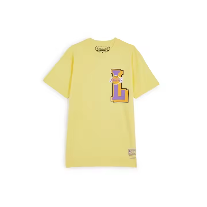 Camiseta Lakers "Big L" - Mitchell & Ness en amarillo - 1