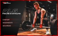 RL Grips® Straps 8 Gym para Levantamiento de Pesas y Powerlifting Profesional Acolchado - Correas de Agarre en Forma de 8 de Gimnasio y Fitness Peso Muerto y Culturismo - details 1