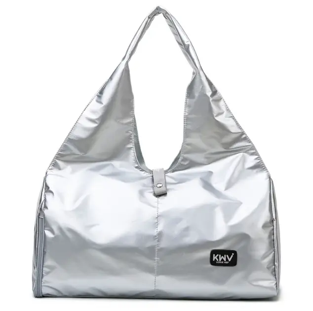 Bolsos de gimnasio para mujer, bolso grande con cremallera para esterilla de yoga, bolso con asa para yoga con correa, con compartimento - 1