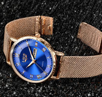 Reloj De Mujer LIGE Moda Ultrafino De Lujo Con Correa De Malla Cronógrafo Cuarzo Deportivo Casual Fecha Resistente Al Choque Manos Luminosas Agua Resistente - details 19