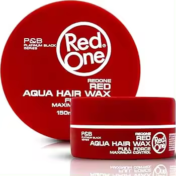 Redone, Cera Capilar de Peinado. Redone Rojo Brillante. Máxima Fuerza y Control.  Cera Aqua - 1