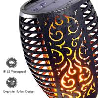 Antocha de luz Solar LED Efecto llamas Pack 2 Para decoración de Jardín, Lámpara Luz Solar de Jardín Impremeable - Maxia Market - details 2