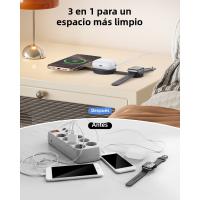 Cargador Magnético Ajustable 3 en 1 Para iPhone - Carga Inalámbrica Ràpida 18W, Compatible con AirPods/Apple Watch, Diseño Compacto para Viajes - details 4