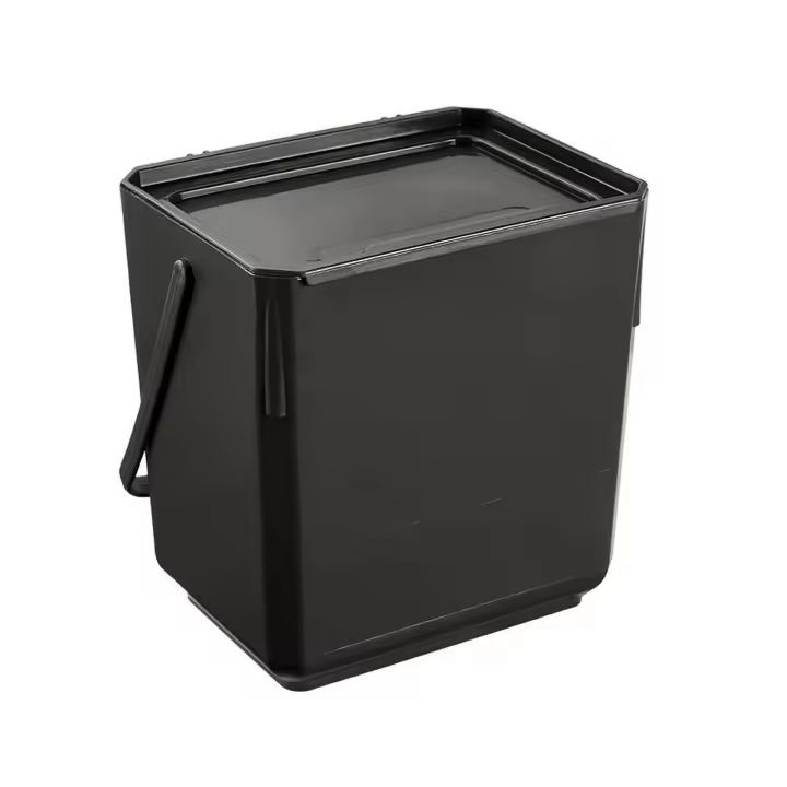 Keeeper Papelera 20,5x19x14,5 Cms Eco Grafito | Recipiente para Biorresiduos Knut | Cubos de Basura y Reciclaje - 1