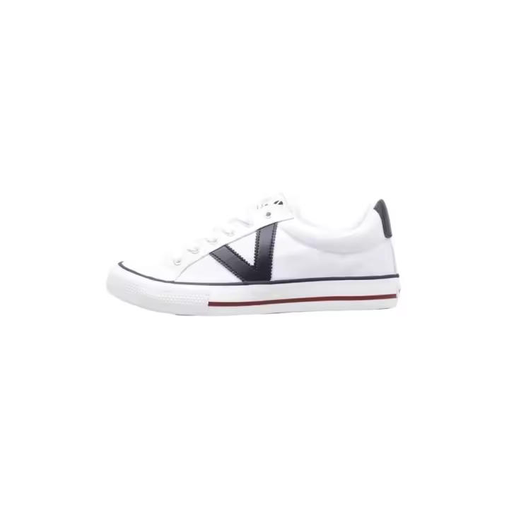 victoria 1065164 TRIBU LONA CONTRASTE   Deportivas Planas Unisex Blanco - 1
