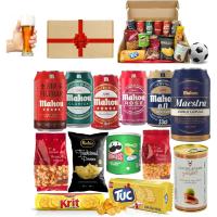 FAMILYCOM. Cesta Cervezas Mahou. Cesta Gourmet Regalo Original con Frutos Secos y Snacks. Surtido de Cervezas Mahou 5 Estrellas para Regalar. Regalo Original para Él, Ella, Día del Padre, Amigo - details 0