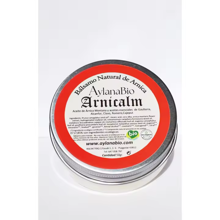 ÂRNICALM BALSAMO DE ARNICA PARA DOLOR MUSCULAR Y ARTICULAR. ARTESANA/ CERTIFICACION BIOVIDASANA/ BIO Orgánica/  Profundo  Cuidado Natural   Marca de Confianza - 1